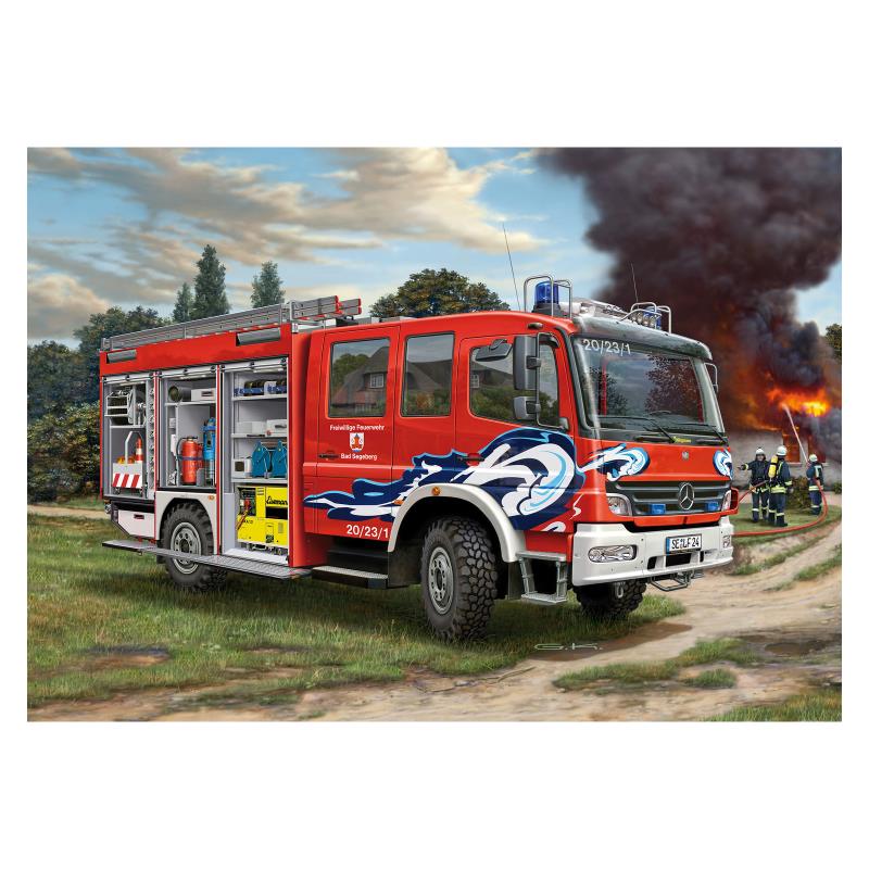 Збірна модель Збірна модель-копія Revell Пожежна машина цистерна TLF 16/25 рівень 5 масштаб 1:24