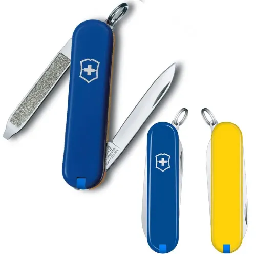 Складаний ніж Victorinox ESCORT UKRAINE синьо-жовтий 0.6123.2.8