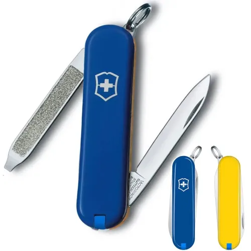 Складаний ніж Victorinox ESCORT UKRAINE синьо-жовтий 0.6123.2.8