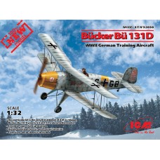  1:32 Навчально-тренувальний літак Bücker Bü 131D ICM 32030