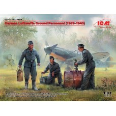  1:32 Фигуры Немецкий наземный персонал Люфтваффе (1939–1945) ICM 32109