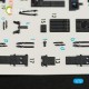 UH-1Y Venom 3D декаль інтер'єр для комплекту Dream Model 1:72 KELIK K72026