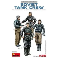 Сборная модель 1:35 Фигуры Советский экипаж огнеметного или тяжелого танка МиниАрт 35254