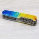 Складаний ніж Victorinox CLIMBER UKRAINE Жовто-синій малюнок 1.3703.7.T3100pw