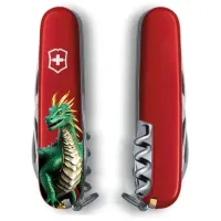 Складаний ніж Victorinox SPARTAN ZODIAC Зелений дракон 1.3603.Z3340u