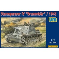 Збірна модель 1:72 САУ Sturmpanzer IV "Brummbar" :1943 UniModels 556