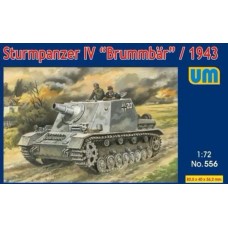 Збірна модель 1:72 САУ Sturmpanzer IV "Brummbar" :1943 UniModels 556