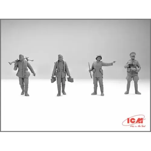 Збірна модель 1:35 Фігури Німецька піхота (1939-1942) ICM 35639