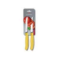 Набір ножів для томатів Victorinox SWISS CLASSIC 2 ножа 11см хвил жовт 6.7836.L118B