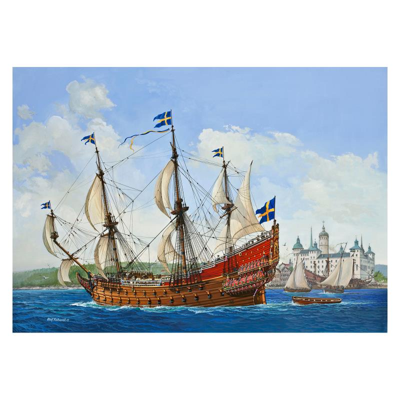 Збірна модель Збірна модель-копія Revell Шведський королівський військовий корабель Vasa, рів 4, м: 1:150