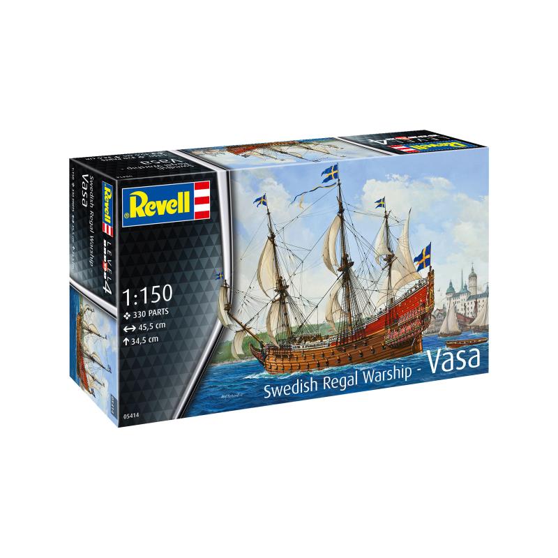 Збірна модель Збірна модель-копія Revell Шведський королівський військовий корабель Vasa, рів 4, м: 1:150