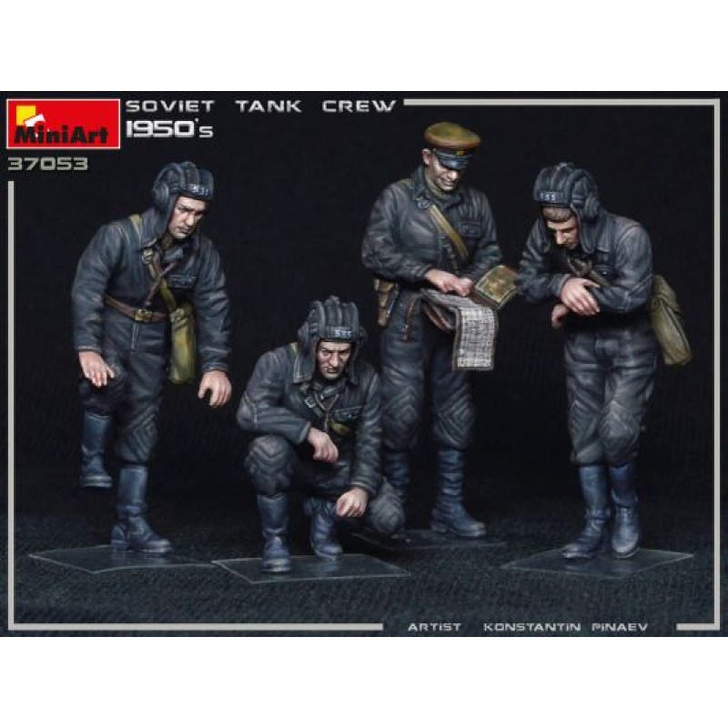 Збірна модель 1:35 Фігури радянський танковий екіпаж 1950р. Miniart 37053