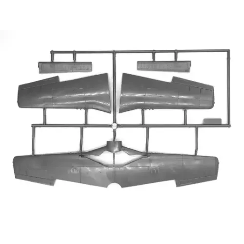 Збірна модель літака Збірна модель 1:48 Літак Мустанг P-51D з пілотами ВПС США та наземним персоналом ICM 48153 1:48