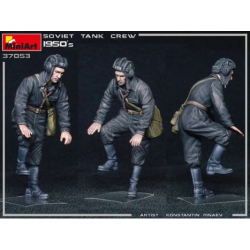 Збірна модель 1:35 Фігури радянський танковий екіпаж 1950р. Miniart 37053