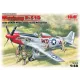 Збірна модель літака Збірна модель 1:48 Літак Мустанг P-51D з пілотами ВПС США та наземним персоналом ICM 48153 1:48