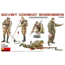Сборная модель 1:35 Фигуры советские боевые инженеры (саперы) Миниарт 35091
