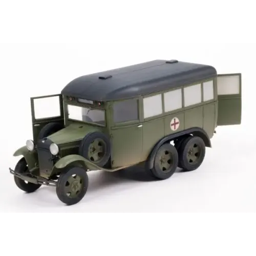 Збірна модель 1:35 Автомобіль ГАЗ-05-194 Швидка допомога MiniArt 35164