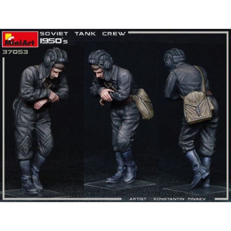 Збірна модель 1:35 Фігури радянський танковий екіпаж 1950р. Miniart 37053