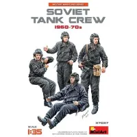 Збірна модель 1:35 Фігури радянський танковий екіпаж 1960-70р. Miniart 37037