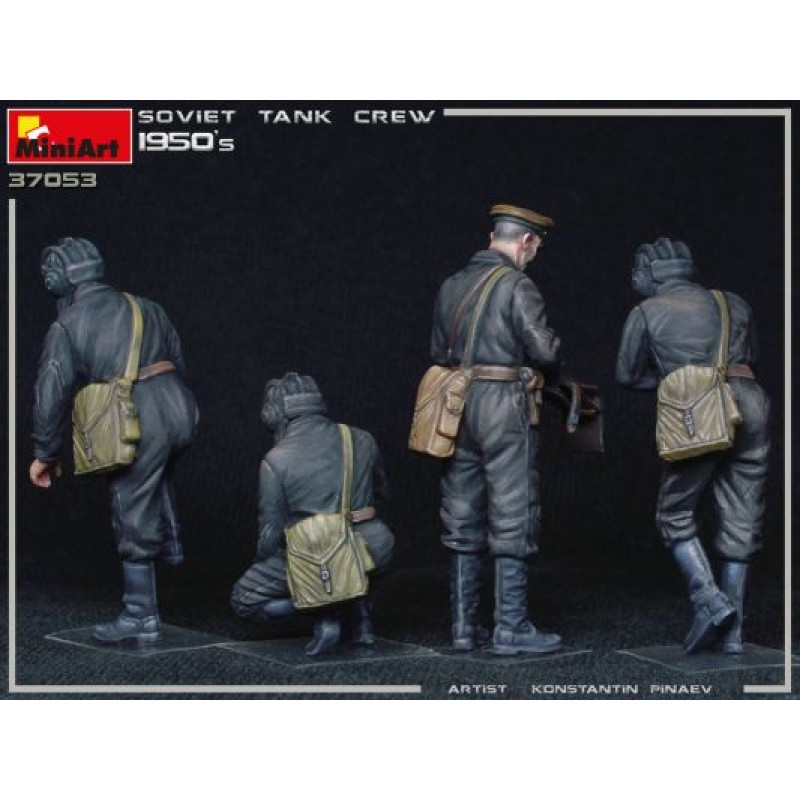 Збірна модель 1:35 Фігури радянський танковий екіпаж 1950р. Miniart 37053