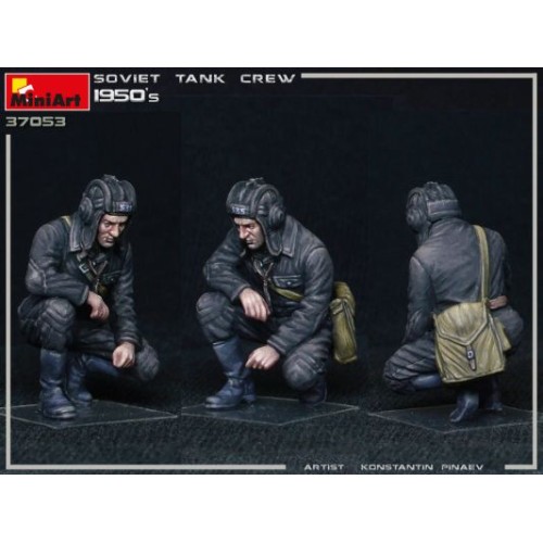 Збірна модель 1:35 Фігури радянський танковий екіпаж 1950р. Miniart 37053
