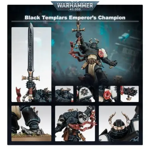 Миниатюра WARHAMMER 40000: BLACK TEMPLARS - EMPEROR'S CHAMPION