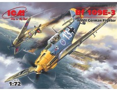  1:72 німецький винищувач Мессершмітт Bf 109 E3 ICM 72131