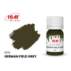 Акриловая краска German Field Grey : Немецкий полевой серый ICM1070