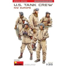 Сборная модель 1:35 Фигуры танковый  экипаж США (Северо-Западная Европа) Миниарт 35399