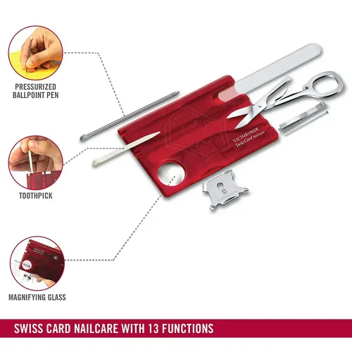 Карта-мультитул Victorinox SWISSCARD Nailcare 0.7240.T