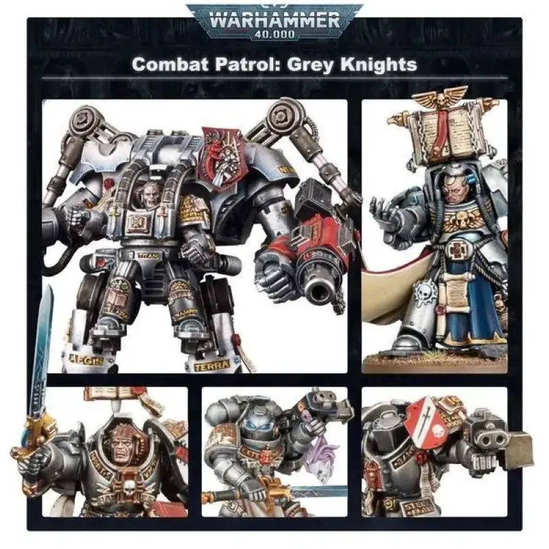 Набір мініатюр WARHAMMER 40000: COMBAT PATROL - GREY KNIGHTS
