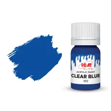 Акрилова фарба Clear Blue : Прозорий синій ICM1012
