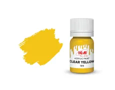 Акрилова фарба Clear Yellow : Прозорий жовтий ICM1015