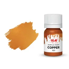 Акрилова фарба Copper : Мідь ICM1021