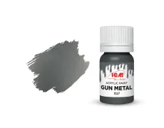 Акрилова фарба Gun metal : Збройовий метал ICM1027