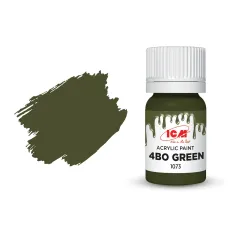 Акрилова фарба 4BO Green : Зелений 4БО ICM1073