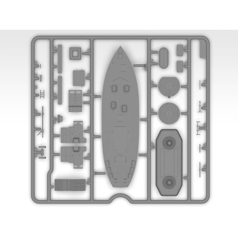 Збірна модель KFK Kriegsfischkutter, німецький багатоцільовий катер 2 СВ (S.012)