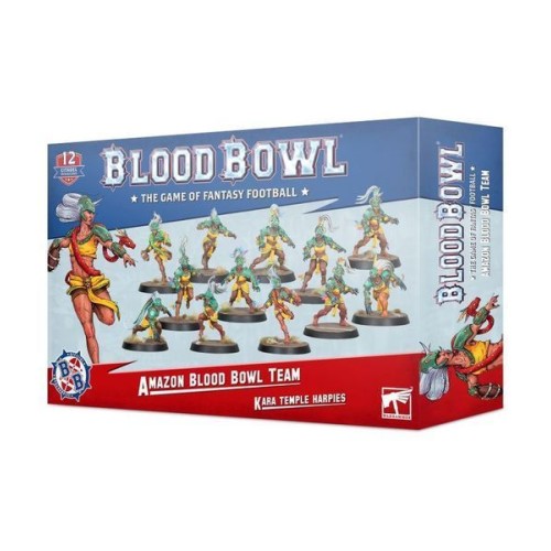 Blood Bowl Набір мініатюр BLOOD BOWL: AMAZON TEAM - KARA TEMPLE HARPIES