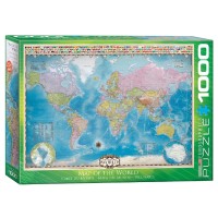 Пазл Eurographics Мапа світу, 1000 елементів