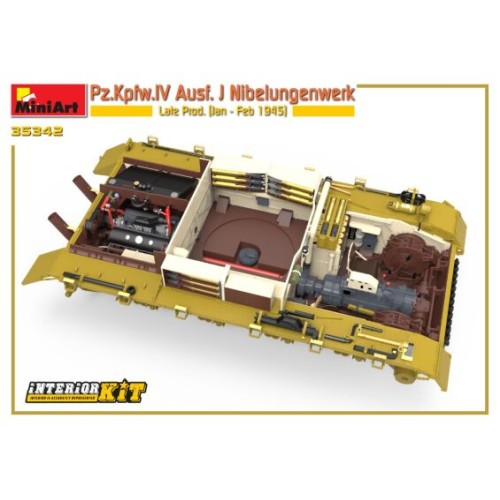 Немецкий танк Pz.Kpfw.IV AUSF.J (январь - февраль 1945). С интерьером
