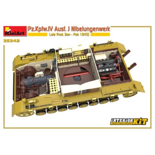 Немецкий танк Pz.Kpfw.IV AUSF.J (январь - февраль 1945). С интерьером