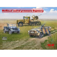 Збірна модель 1:35 Набір мобільні зенітні установки Вермахту ICM DS3526