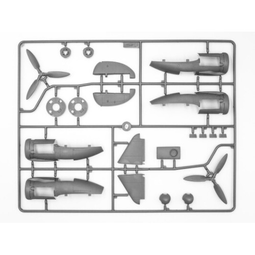 Збірна модель літака Збірна модель 1:48 Винищувач Ju-88A-8 Параван ICM 48230 1:48
