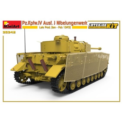 Немецкий танк Pz.Kpfw.IV AUSF.J (январь - февраль 1945). С интерьером