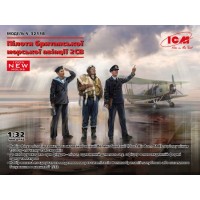 Сборная модель 1:32 Фигуры пилоты британской морской авиации 2СВ ICM 32118