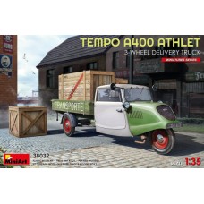 Сборная модель 1:35 Трехколесный грузовик Tempo A400 Athlet МиниАрт 38032
