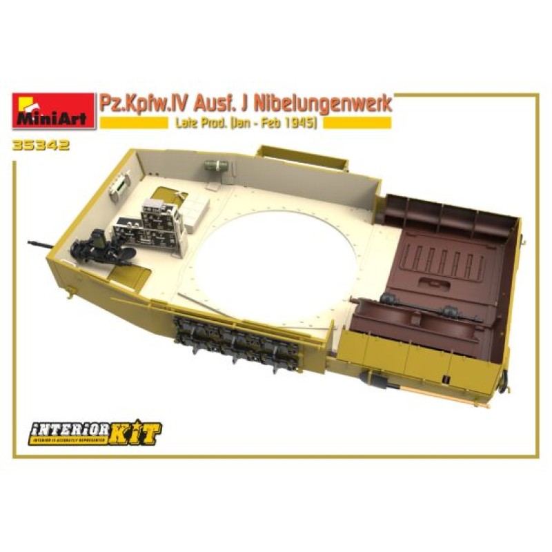 Немецкий танк Pz.Kpfw.IV AUSF.J (январь - февраль 1945). С интерьером