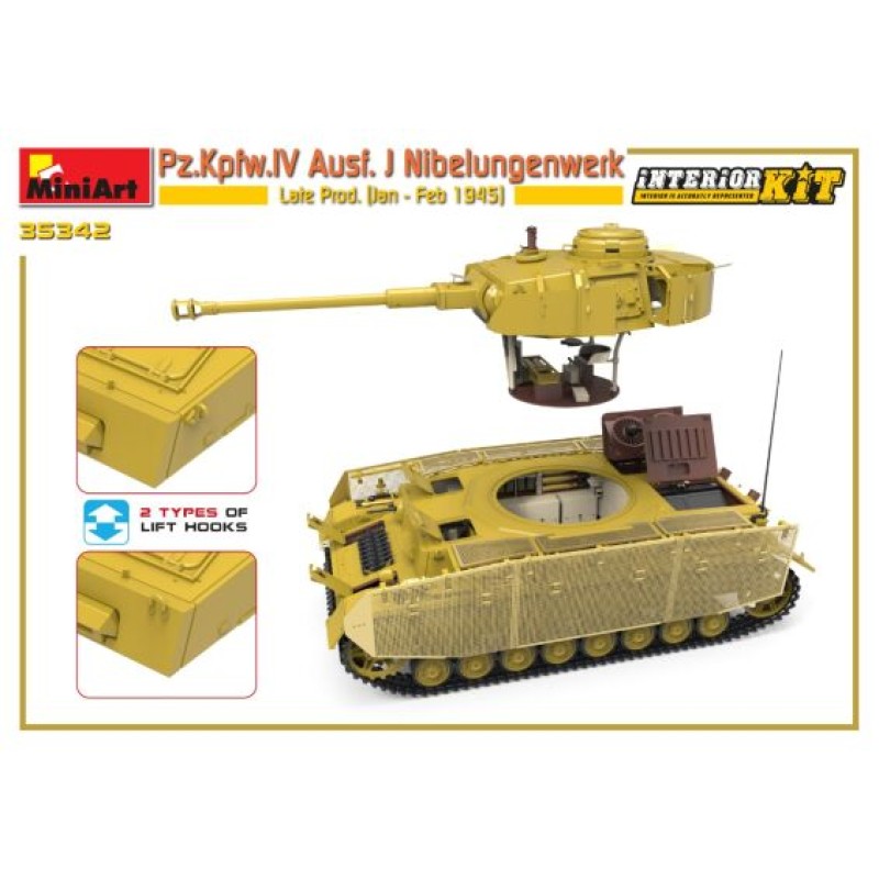 Немецкий танк Pz.Kpfw.IV AUSF.J (январь - февраль 1945). С интерьером