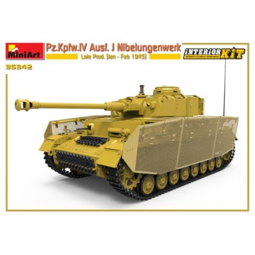 Немецкий танк Pz.Kpfw.IV AUSF.J (январь - февраль 1945). С интерьером