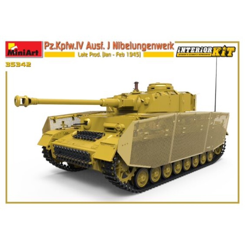 Немецкий танк Pz.Kpfw.IV AUSF.J (январь - февраль 1945). С интерьером
